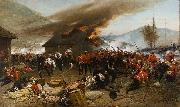 Alphonse-Marie-Adolphe de Neuville The defence of Rorke's Drift USA oil painting artist